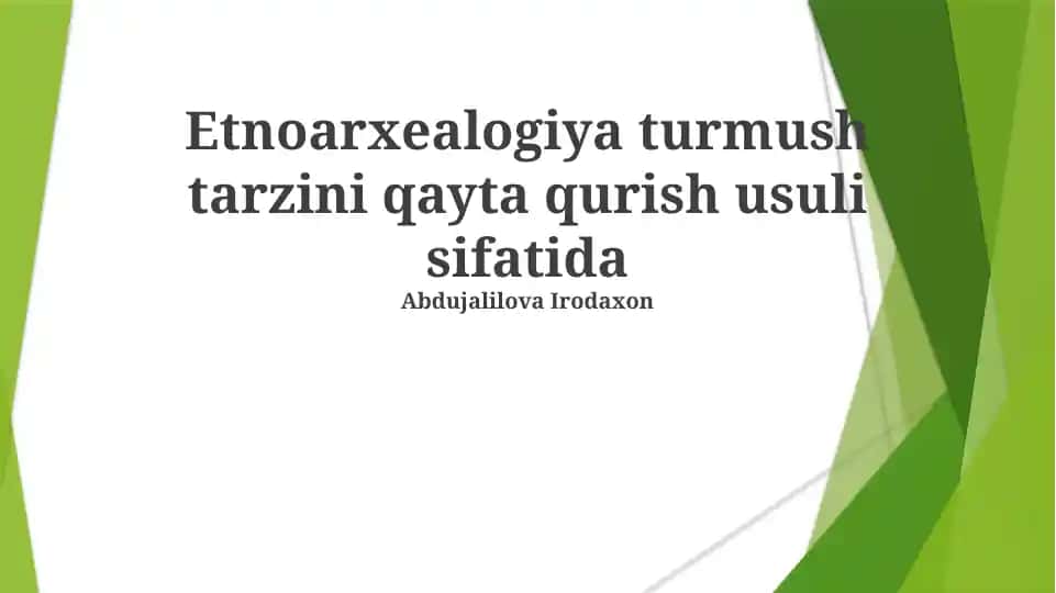 Etnoarxeologiya