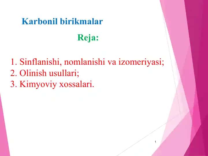 Karbonil birikmalar