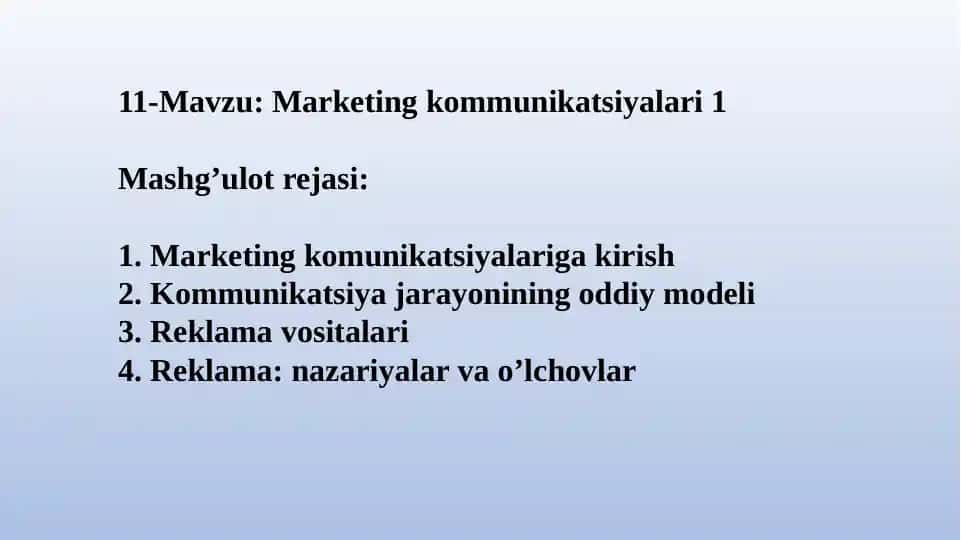 Marketing kommunikatsiyalari