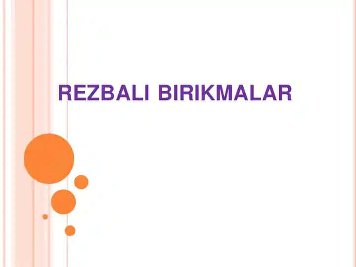 Rezbali Birikmalar