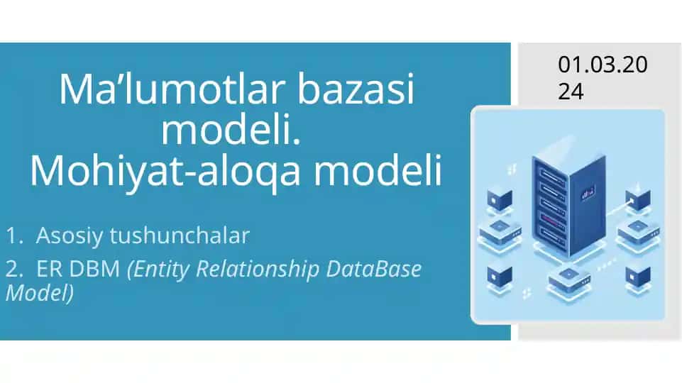 Ma'lumotlar bazasi modeli