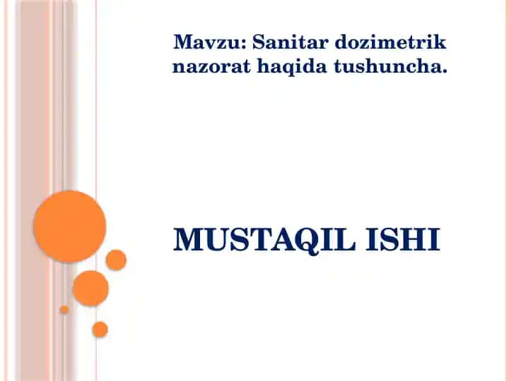 Sanitar dozimetrik nazorat