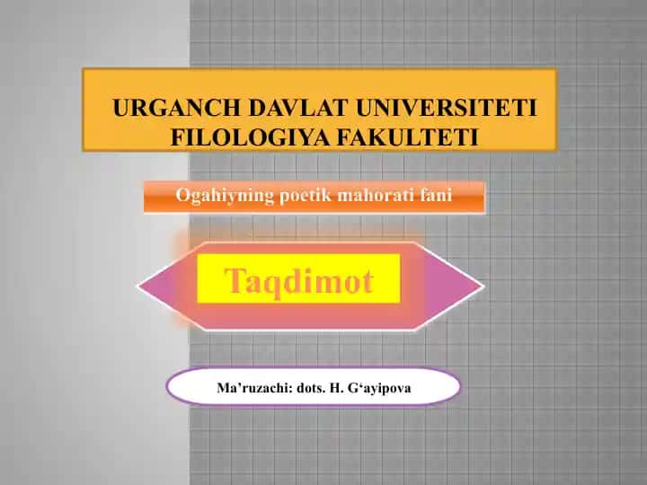 Ogahiyning poetik mahorati fani