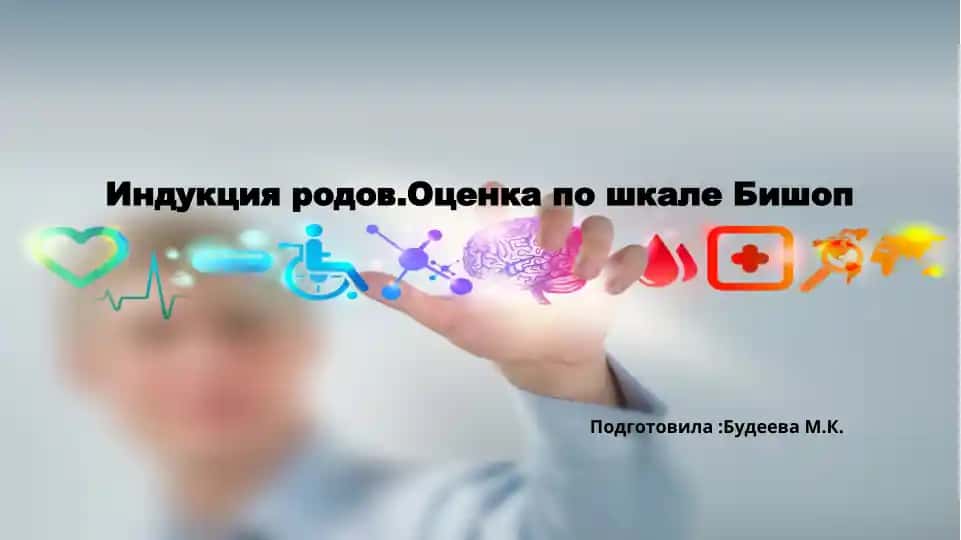 Индукция родов.Оценка по шкале Бишоп