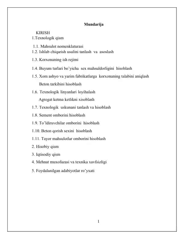 Beton Qoplama Texnologiyasi