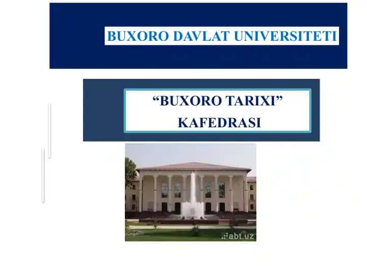 BUXORO TARIXI