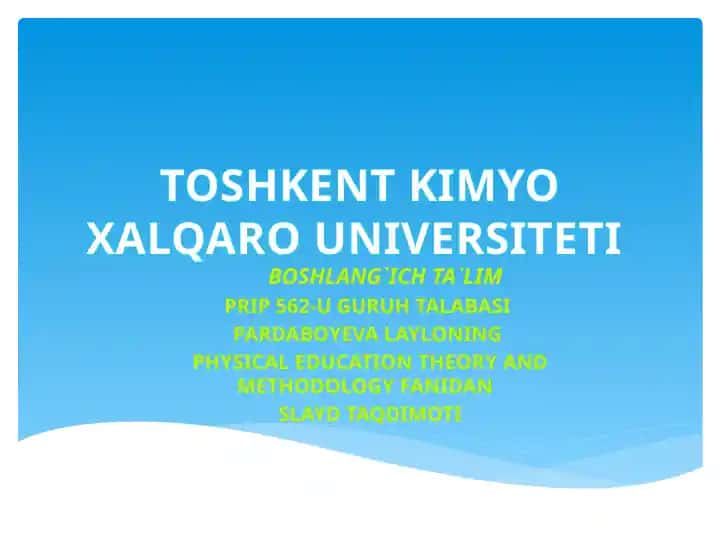 Yengil Atletika Slaid Taqdimoti