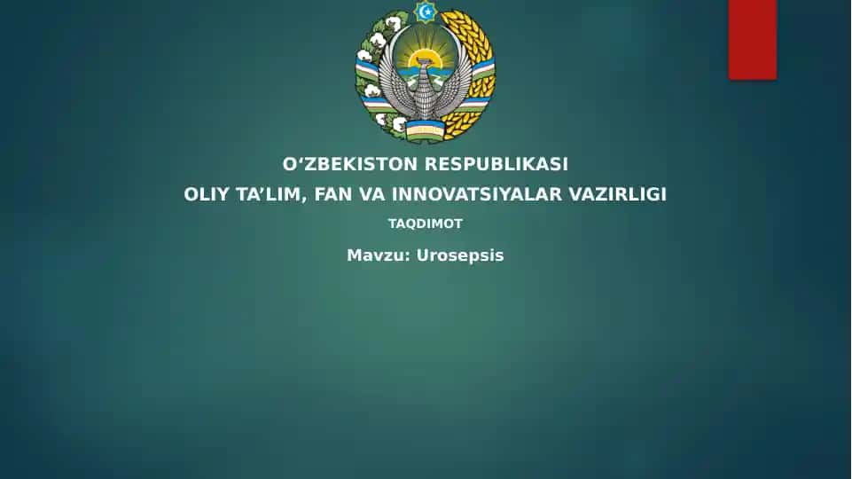 Urosepsis