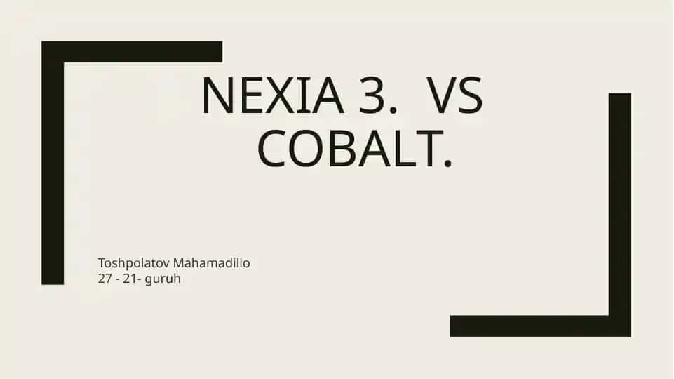 Nexia 3