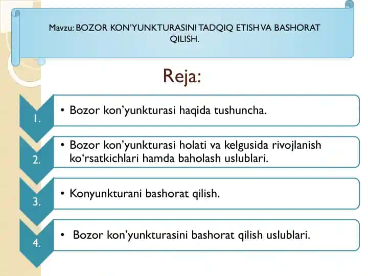 Bozor kon’yunkturasi