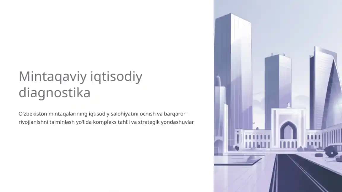 Mintaqaviy iqtisodiy diagnostika