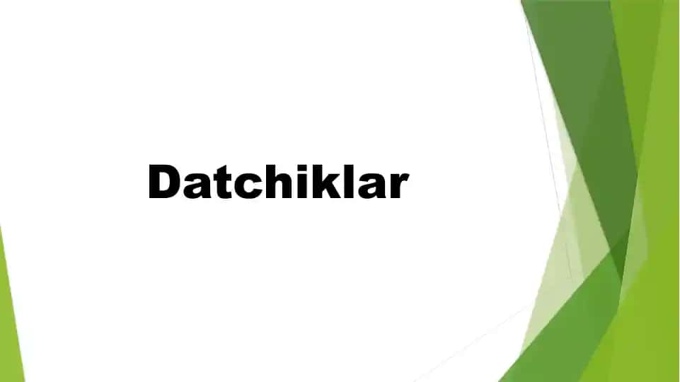 DATCHIKLAR