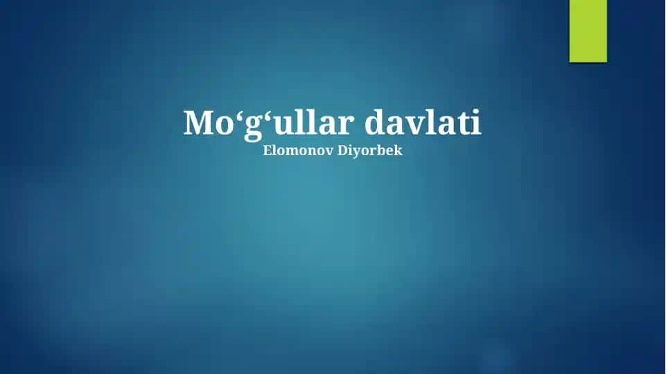 Moʻgʻullar davlati