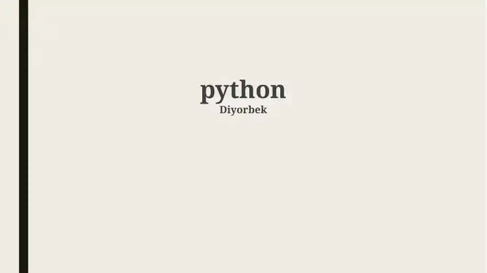Python