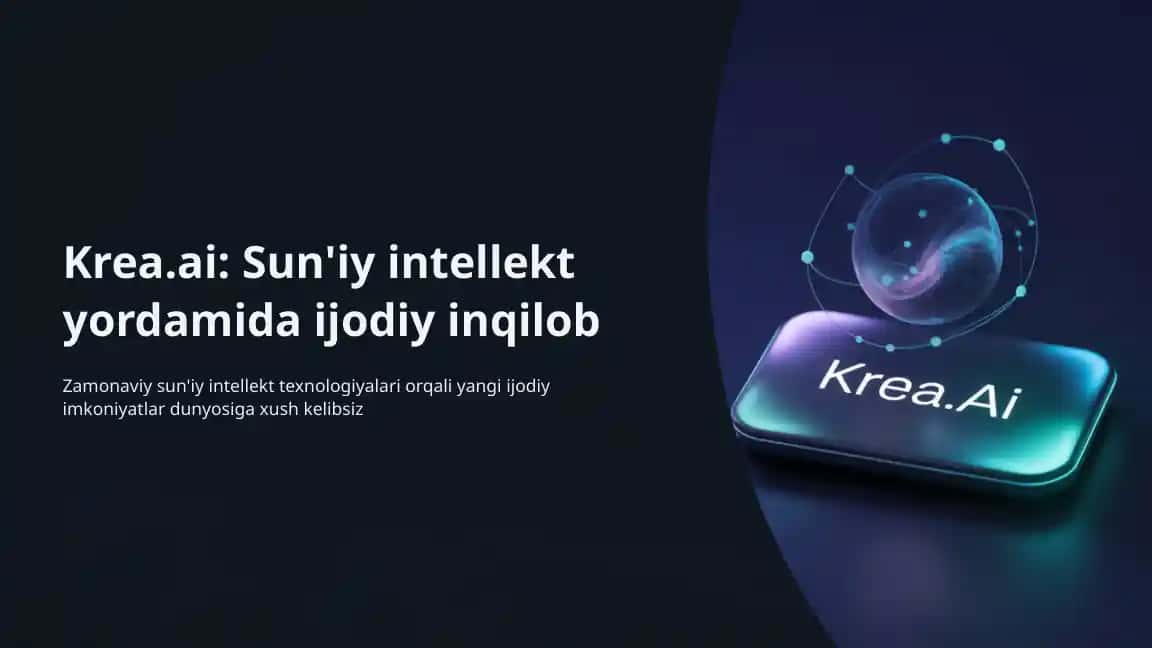 Krea.ai: Sun'iy intellekt yordamida ijodiy inqilob