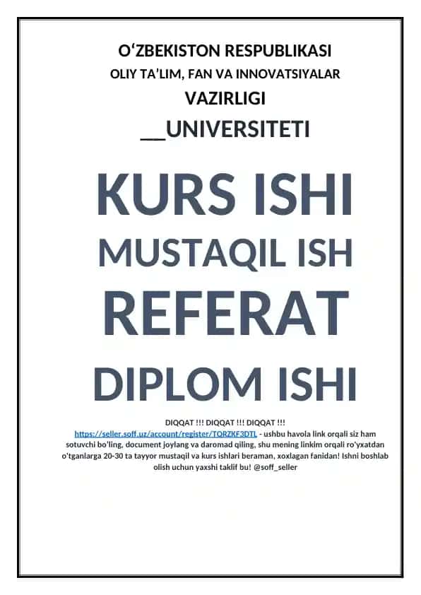 Fakultativ Mashg'ulotlar Tashkil Qilish