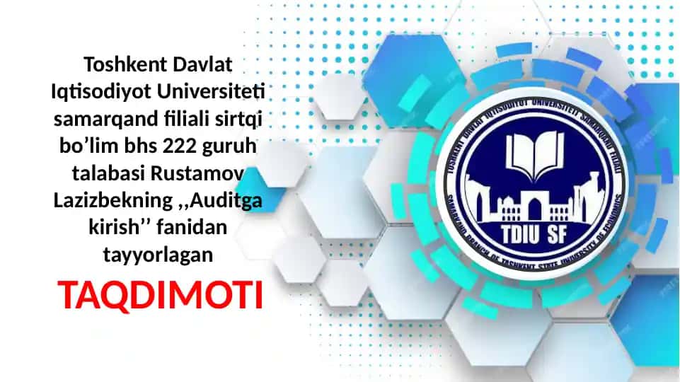 Auditorlik faoliyatini sertifikatlash tadbirlari rejasi