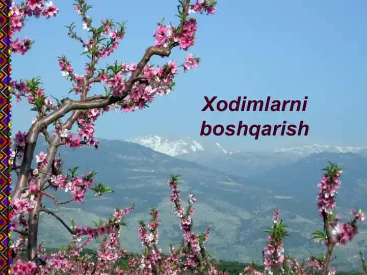 Xodimlarni boshqarish