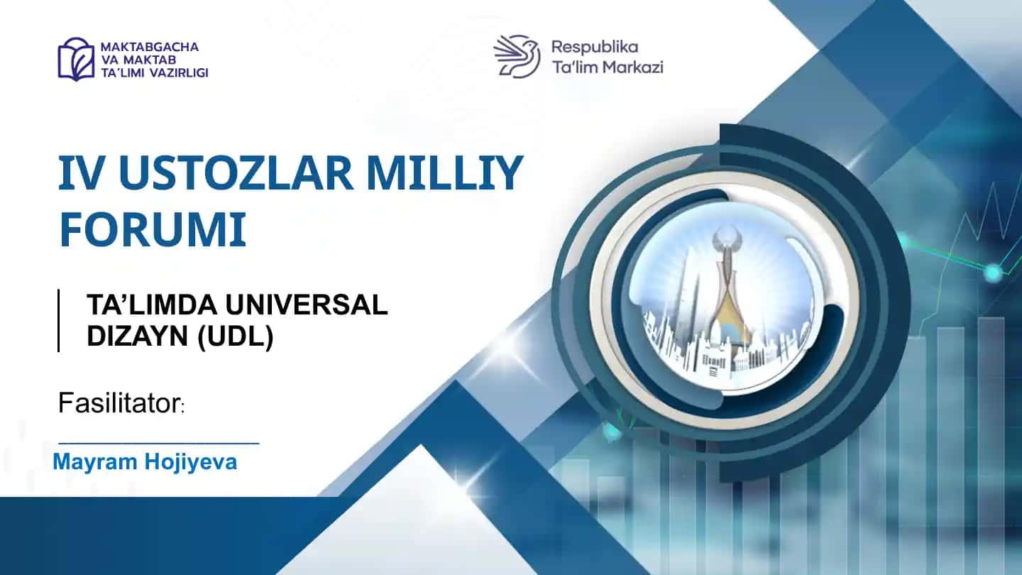 Ta’limda Universal Dizayn (UDL)