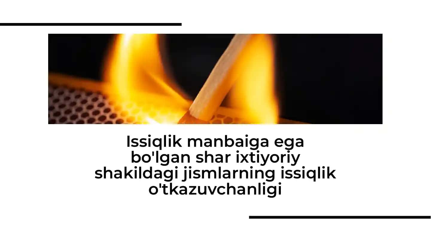 Issiqlik Manbali Sharlar