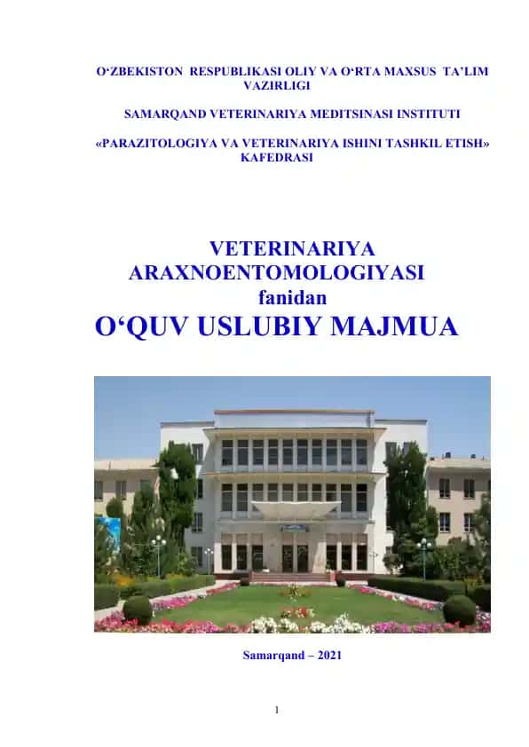 Veterinariya araxnoentomologiyasi