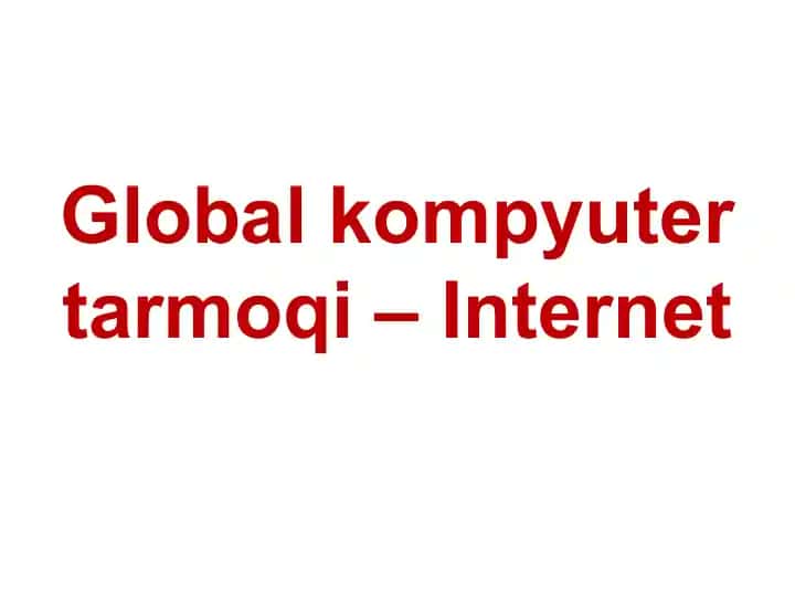 Internet