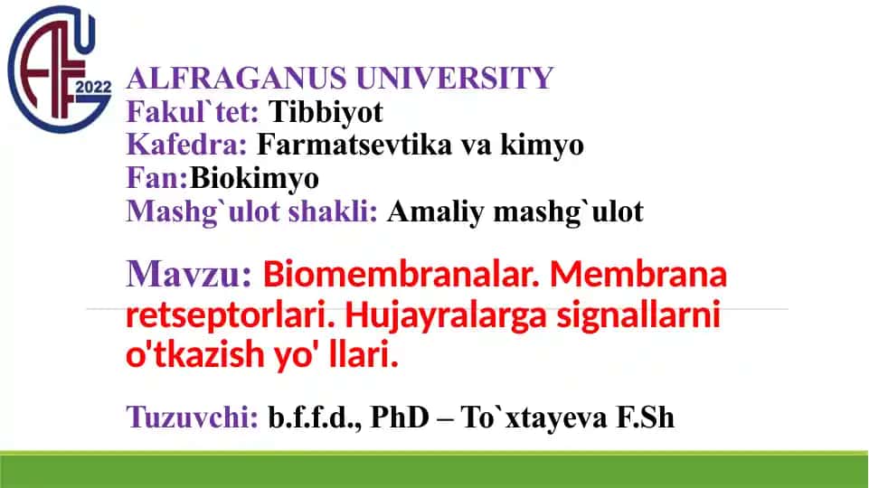 Biomembranalar