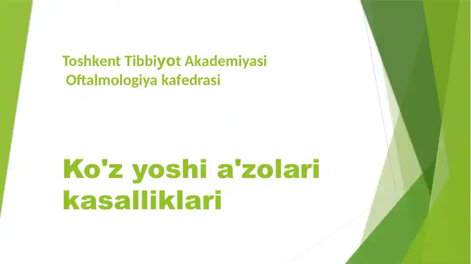 Ko'z yoshi a'zolari kasalliklari