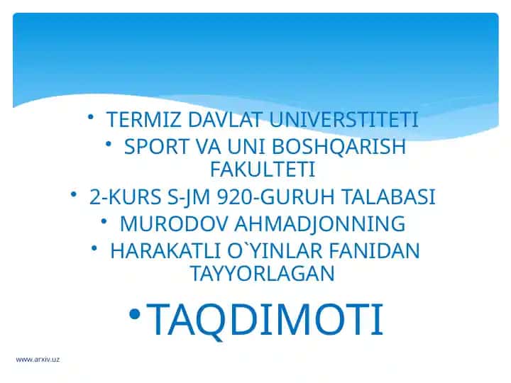Voleybolo`yini usullari