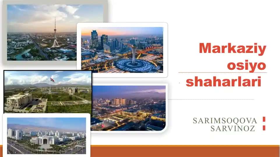 Markaziy Osiyo Shaharlari