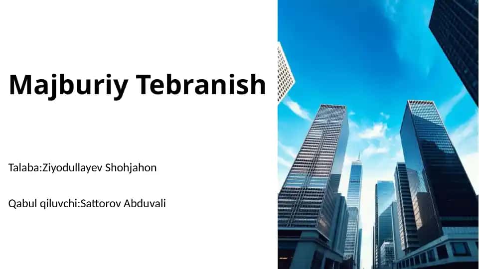 Majburiy Tebranish