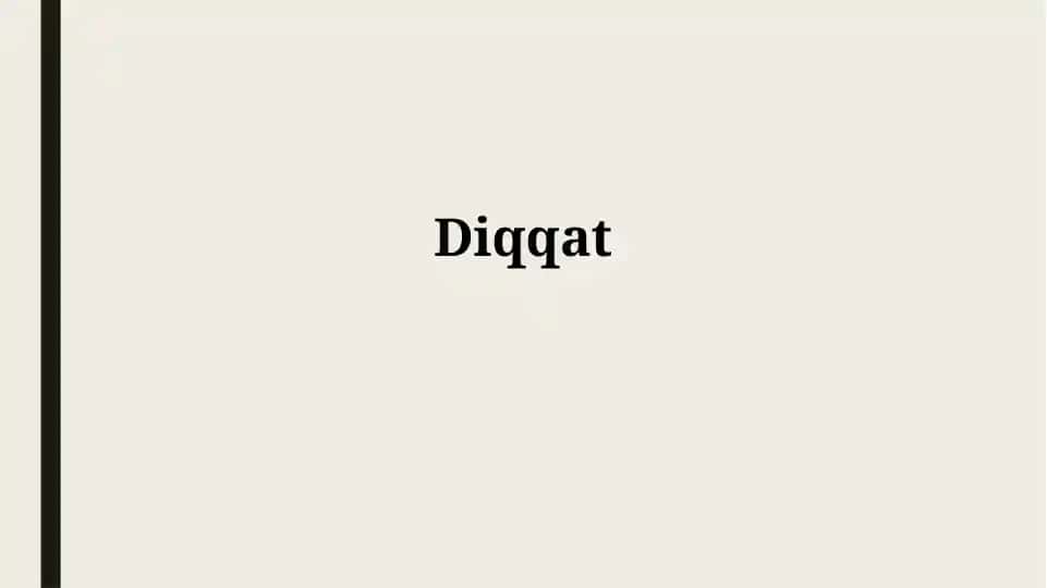 Diqqatning turlari