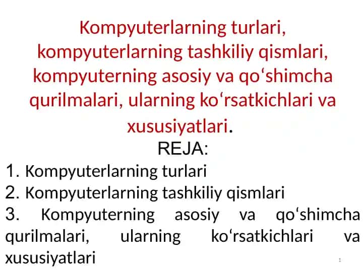 Kompyuterlar