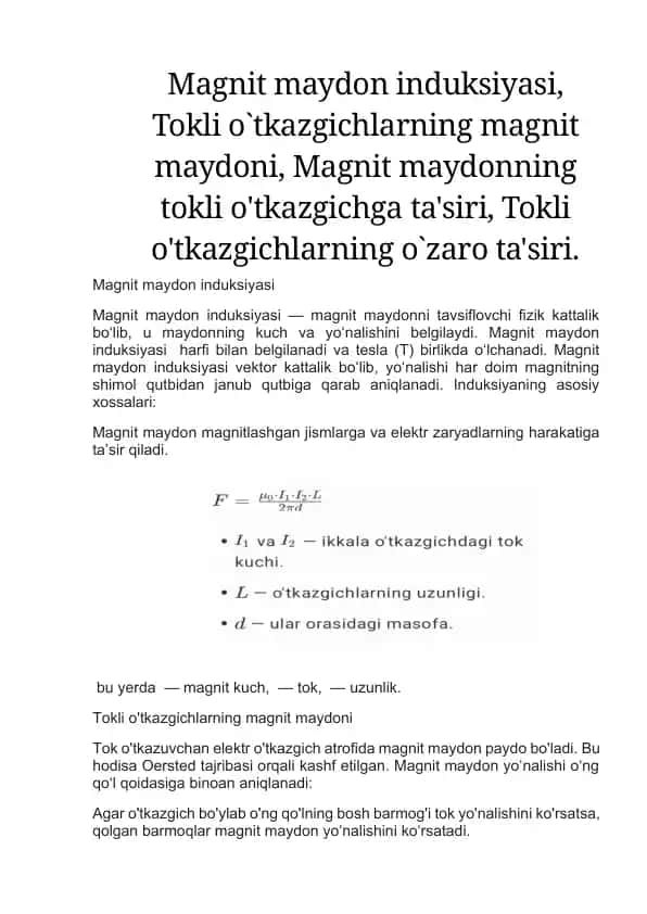 Magnit maydon induksiyasi