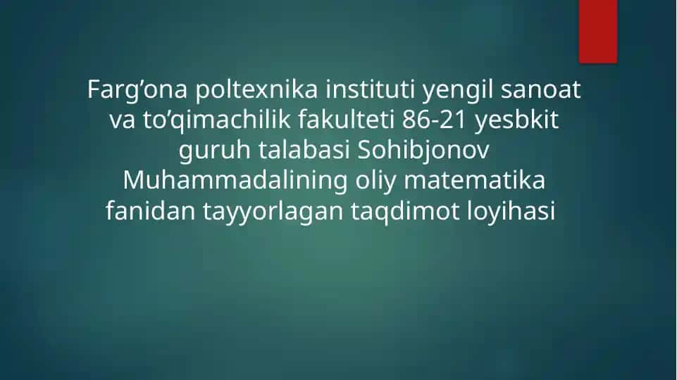 Fazoda to‘g‘ri chiziq va tekisliklar