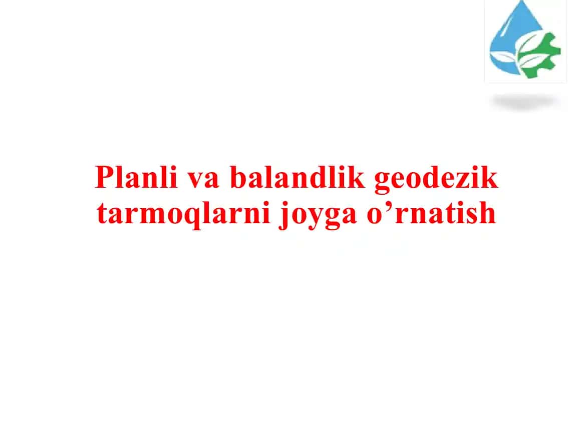 Geodezik tarmoqlar