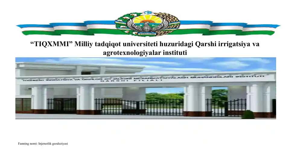 Injenerlik geodeziyasi