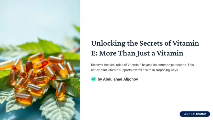 Vitamin E