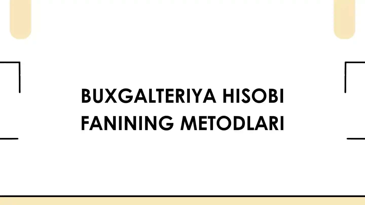Buxgalteriya Hisobi