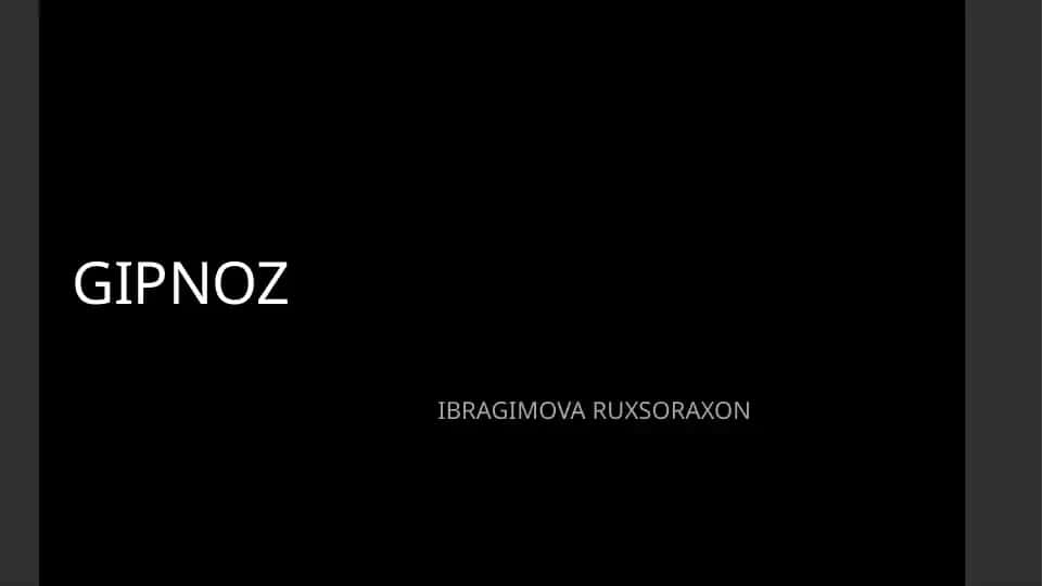 GIPNOZ