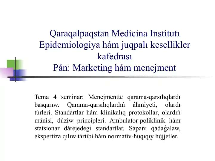 Menejment hám Marketing