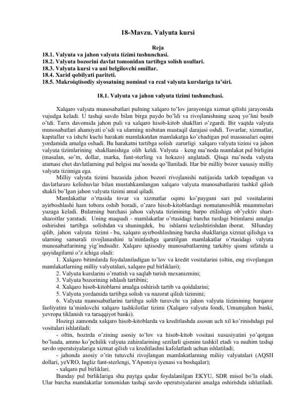 Valyuta kursi