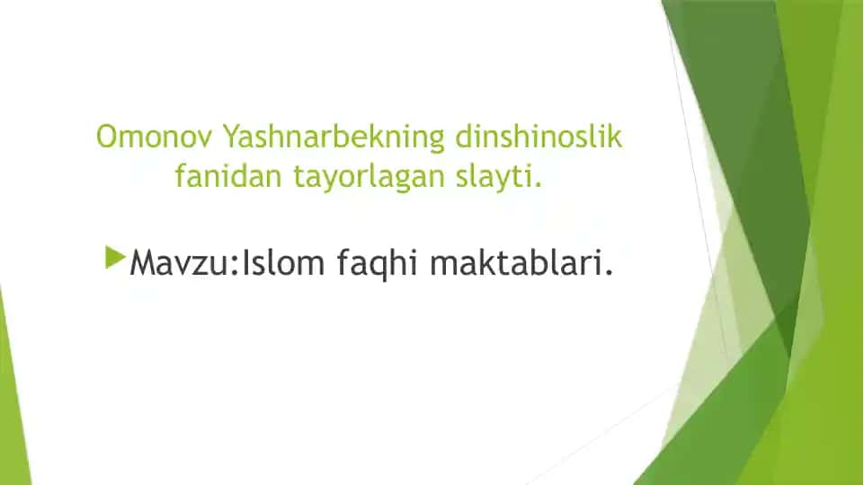 Islom Fiqh Maktablari: Tarixi, Farqlari va Yashirin Jihatlari