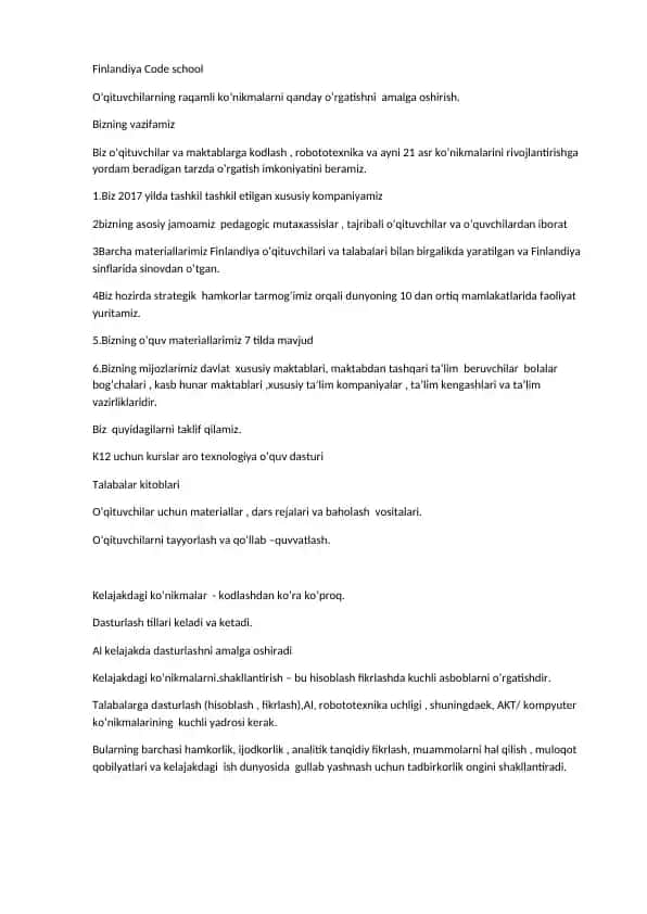 Finlandiya Code school