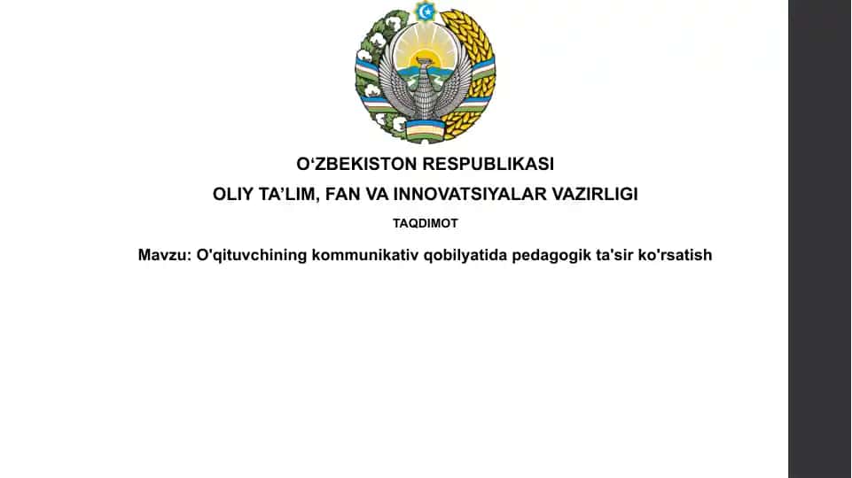 O'qituvchining kommunikativ qobiliyatlarga ta'siri: nazariy asoslar