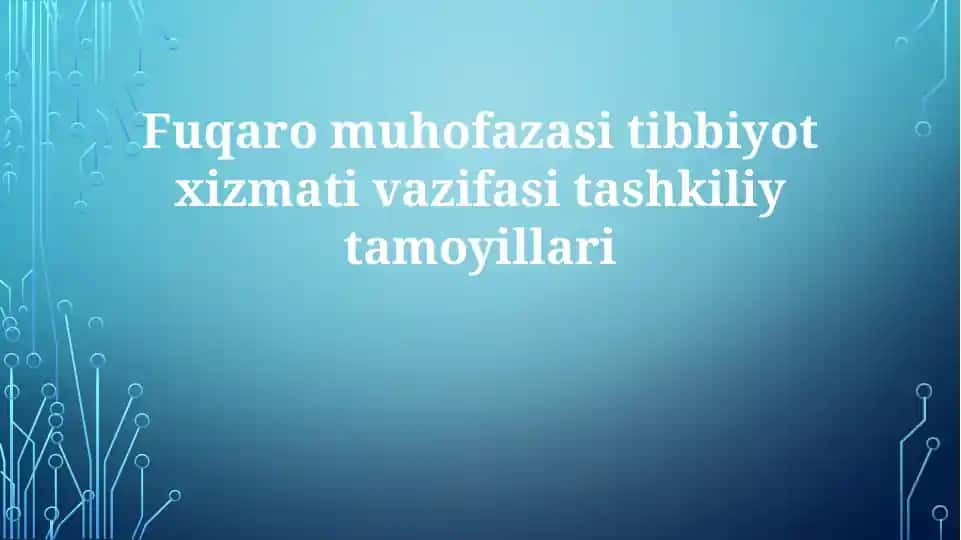 Fuqaro muhofazasi tibbiy xizmati