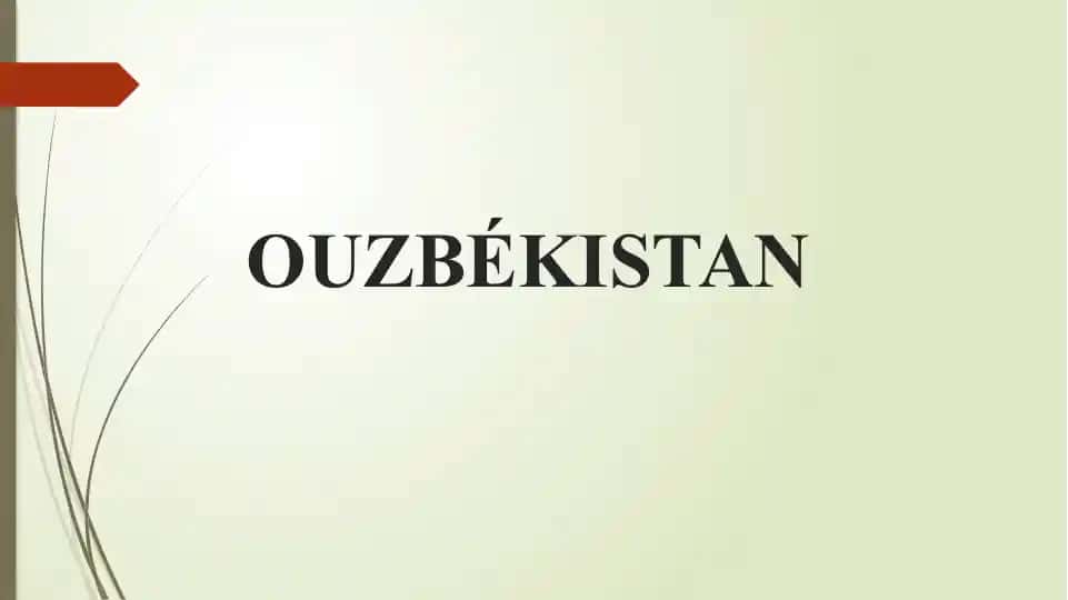 Ouzbékistan