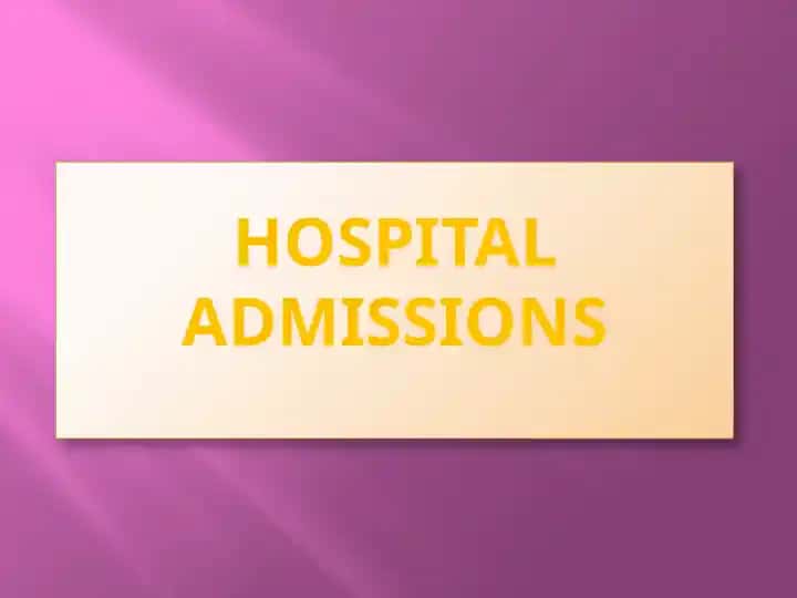 Hospital admissions