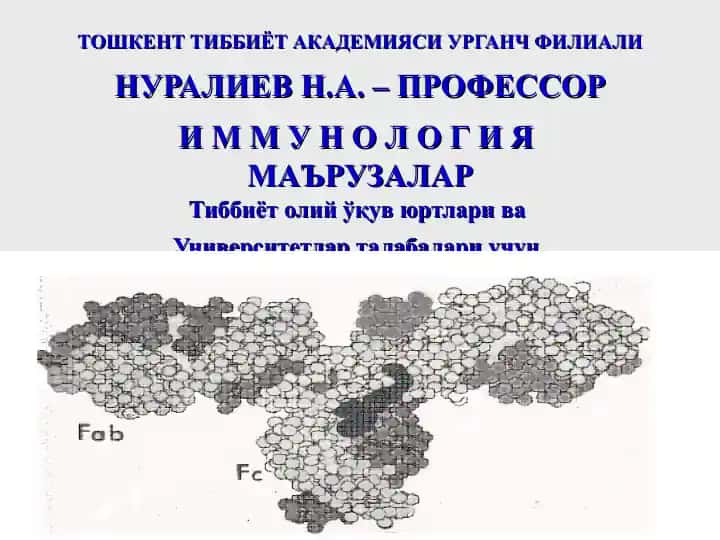 Иммунология маърузалар