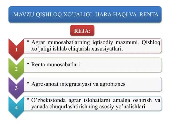Qishloq xo‘jaligi mahsuloti